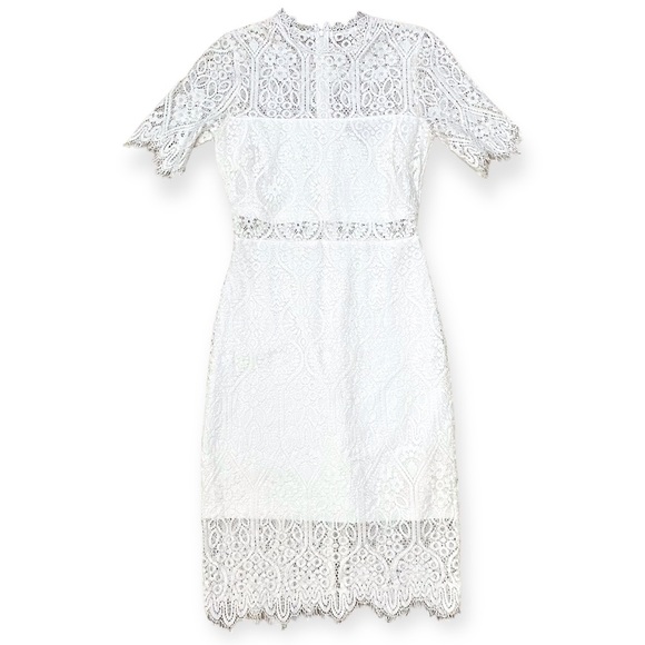Lulu’s Remarkable White Lace Dress - Small - Picture 3 of 16